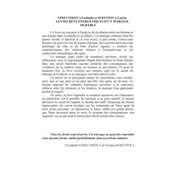 Les secrets énergétiques d'un mariage durable