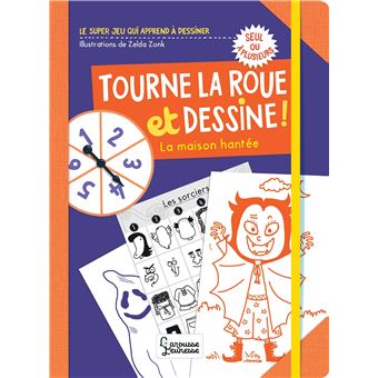 Tourne la roue et dessine, la maison hantée