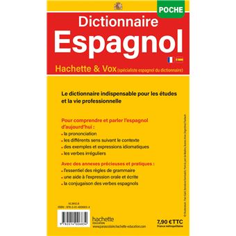 Dictionnaire Hachette POCHE Espagnol