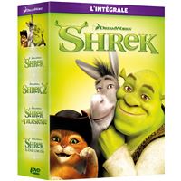 Shrek L'intégrale 1 à 4 DVD