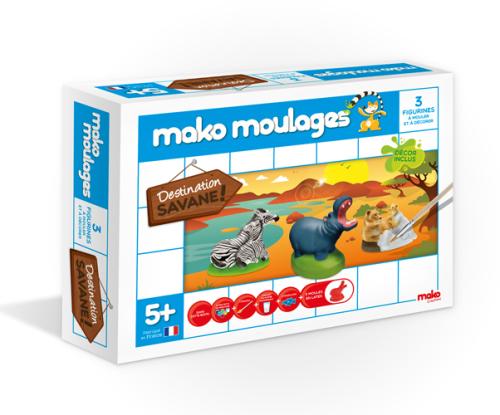 Mako moulages Destination savane, 3 moules