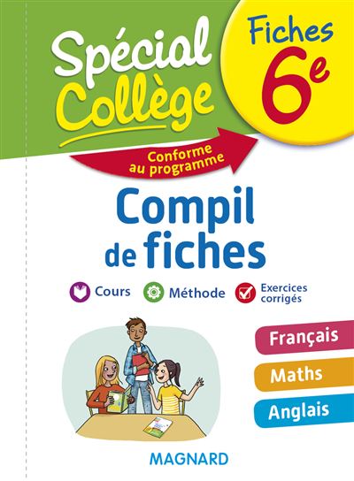 Spécial Collège, Compil de fiches, 6ème