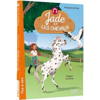 Jade et les chevaux  - frayeur au haras