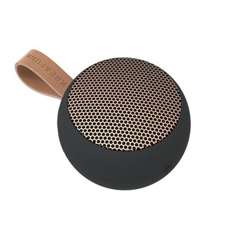 Enceinte sans fil Bluetooth Kreafunk aGO Noir/Or rose