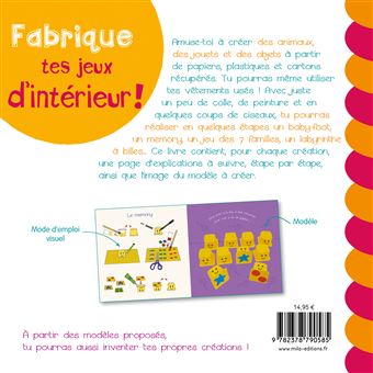 Fabrique tes jeux d'intérieur !