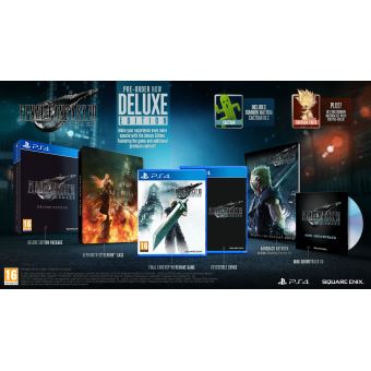 Final Fantasy VII Remake Deluxe Edition PS4