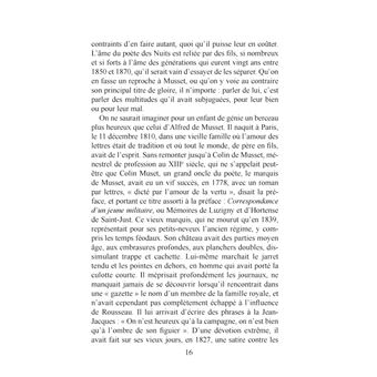 Alfred de Musset : vie et oeuvre (auteur notamment de La Confession d'un enfant du siècle, Les Caprices de Marianne, On ne badine pas avec l'amour ou encore Lorenzaccio)