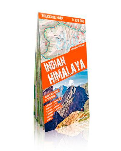 Carte du Massif de l'Himalaya Indien