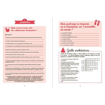 Cahier de jeux - Culture générale