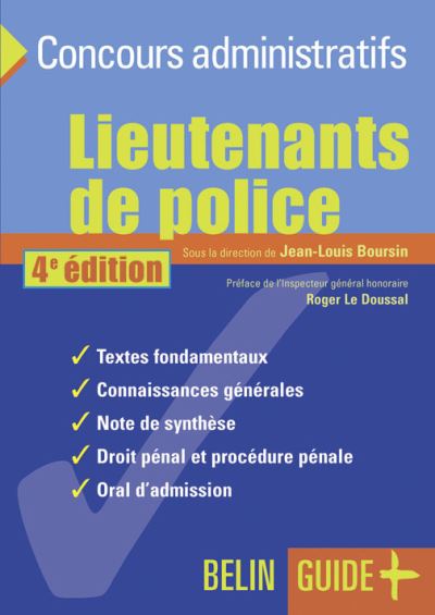Concours de lieutenants de police