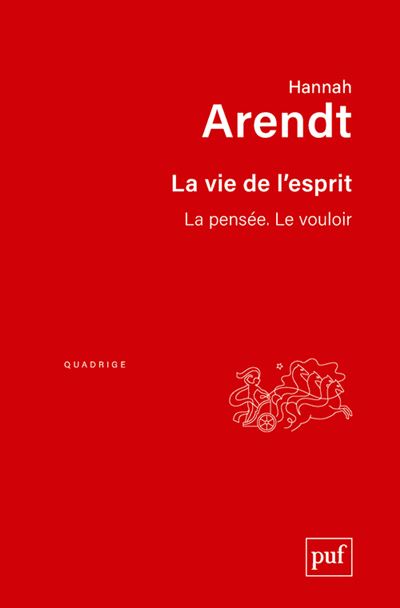 La vie de l'esprit - Hannah Arendt - broché