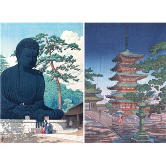 Temples, pagodes et sanctuaires par les grands maîtres de l'estampe japonaise (coffret)