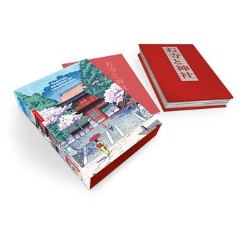 Temples, pagodes et sanctuaires par les grands maîtres de l'estampe japonaise (coffret)