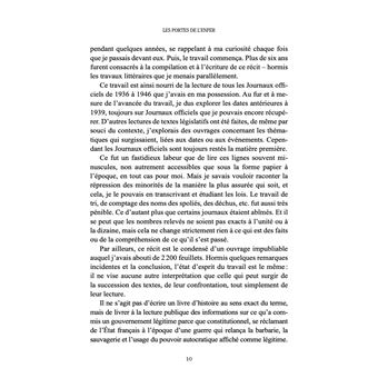 Les portes de l'enfer, la répression légale des minorités sous Vichy...