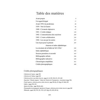 Les portes de l'enfer, la répression légale des minorités sous Vichy...