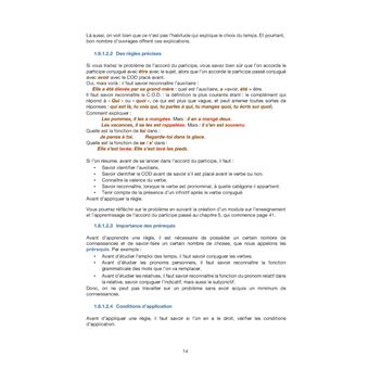 Emploi du Système participatif : la Grammaire du FLE