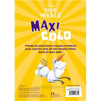 LA REINE DES NEIGES 2 - Maxi Colo - Disney