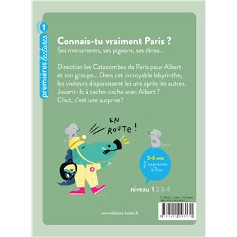 Un Dino à Paris  - Cache-cache Catacombes - 5-6 ans GS/CP