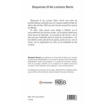 Sequenza III de Luciano Berio