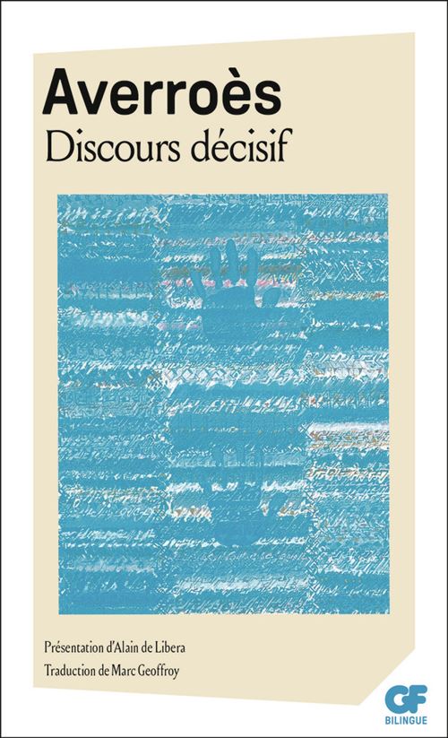 Discours décisif -  Averroès - (donnée non spécifiée)