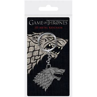 Porte-clés 3D métal Game Of Thrones Stark Sigil