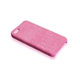 Etui Hadoro pour iPhone 5S, Galuchat Rose