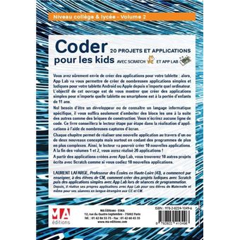 Coder 28 applications en Scratch Volume 2 Niveau collège et lycée