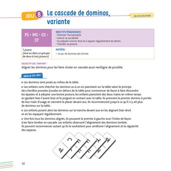 Jouer & apprendre Français Maternelle PS, MS, GS Éd 2021 Boite de jeux le geste d'écriture