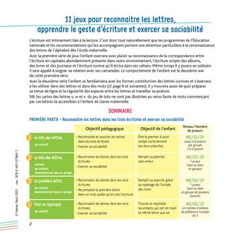 Jouer & apprendre Français Maternelle PS, MS, GS Éd 2021 Boite de jeux le geste d'écriture