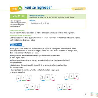 Jouer & apprendre Français Maternelle PS, MS, GS Éd 2021 Boite de jeux le geste d'écriture