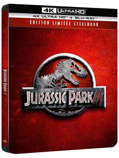 Jurassic Park 3 Steelbook Blu-ray 4K Ultra HD