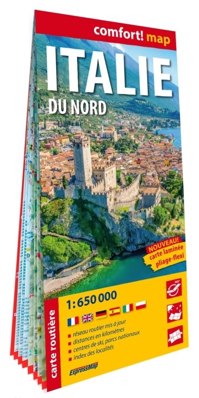 Italie du Nord 1:650 000