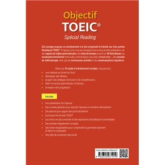 Objectif TOEIC® Spécial Reading