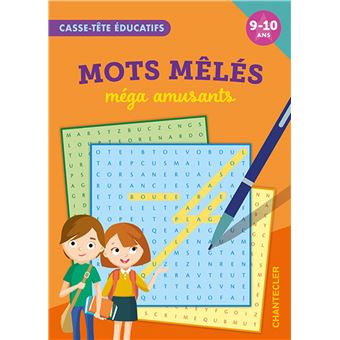Mots mêlés méga amusants (9-10 a.)