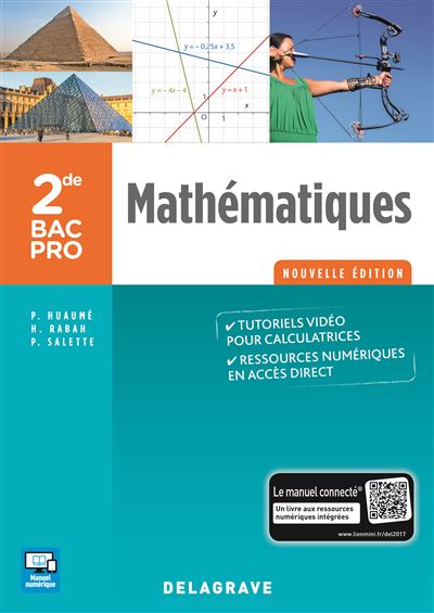 Mathématiques 2de Bac Pro (2017) - Pochette élève