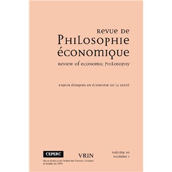 Enjeux éthiques en économie de la santé