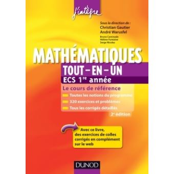 Mathematiques Tout En Un 1ere Annee Cours Et Exercices Corriges Broche Collectif Achat Livre Fnac