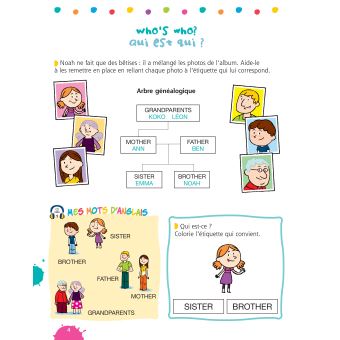 Bravo les maternelles - Mon cahier avec plein d'activités d'anglais + CD audio