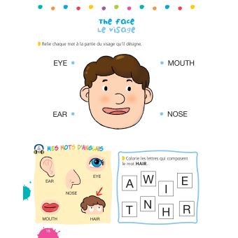 Bravo les maternelles - Mon cahier avec plein d'activités d'anglais + CD audio