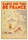 La carte des vins de France