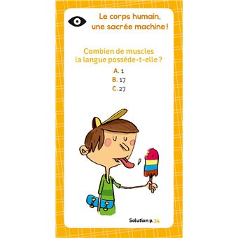 Boîte remue-méninges quiz et activités science C'est pas sorcier  - boîte avec cartes