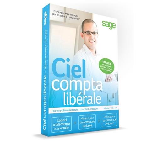 Ciel Compta Libérale 2016 Abonnement 12 Mois 1 Licence PC