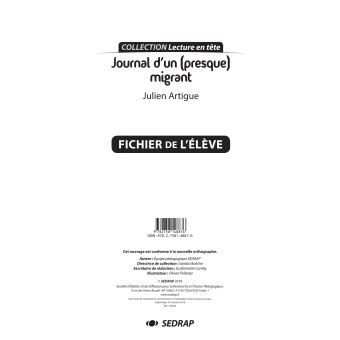 Journal d'un presque migrant - fichier pedagogique