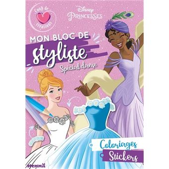 Disney Princesses - Mon bloc de styliste - Coup de coeur créations - Spécial danse