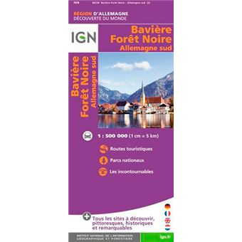 Baviere Foret Noire Allemagne Sud Echelle 1 400 000 Cartonne Collectif Achat Livre Fnac