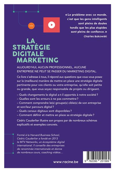 La stratégie digitale marketing - Ne ratez pas le coche ! - Cédric Cauderlier - broché