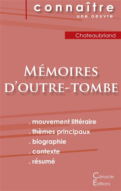 Mémoires D'outre Tombe Résumé Par Chapitre www.fnac.com