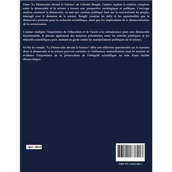 La démocratie devant la science