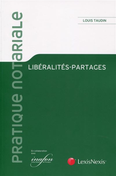 Les libéralités-partages