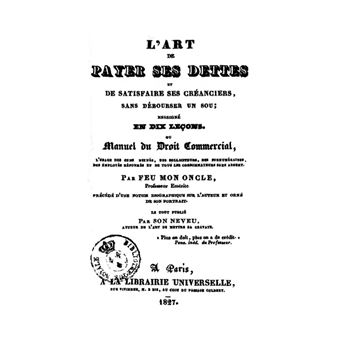 L'Art de payer ses dettes